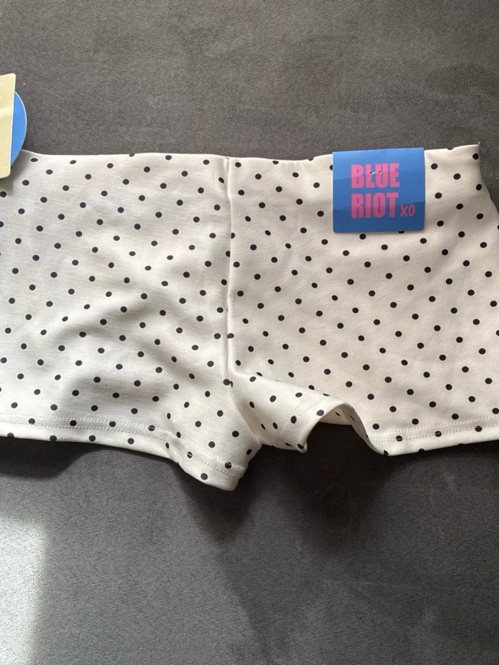 Cream Polka Dot Women's Shorts